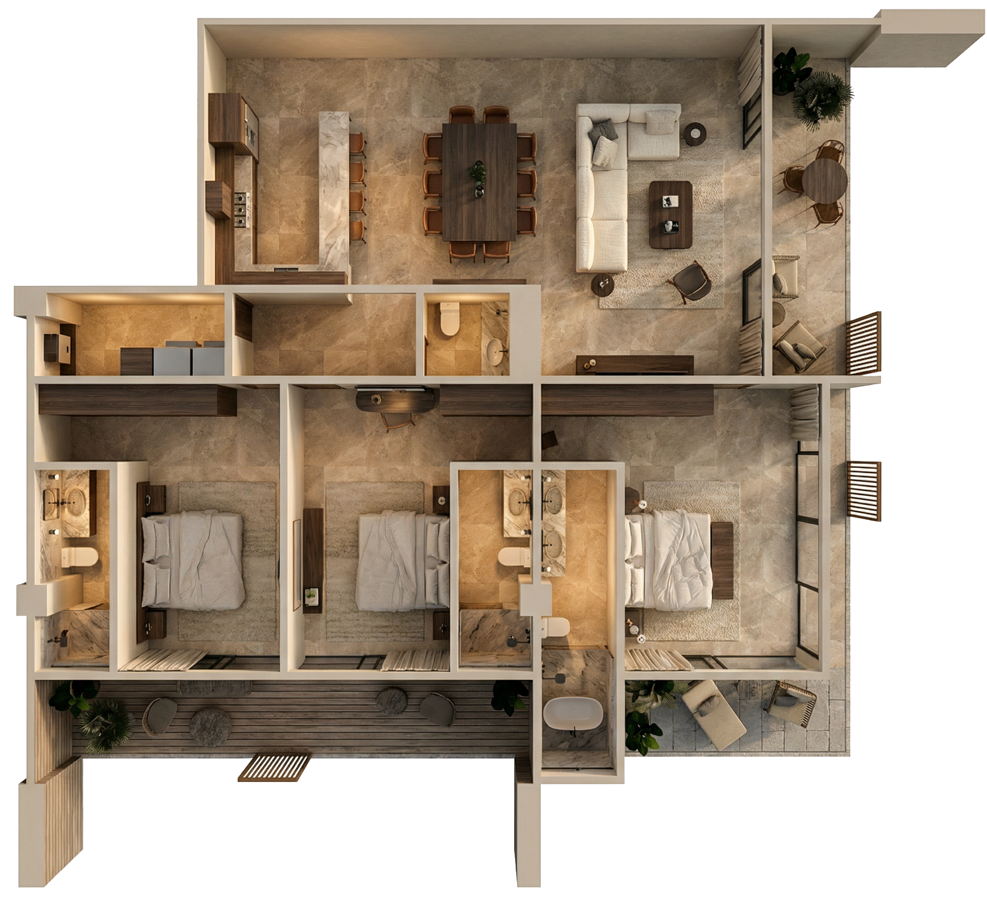 Penthouse floorplan